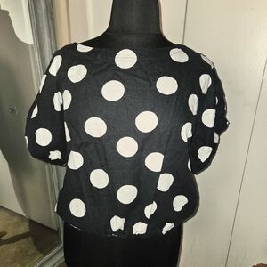 Polka Dot Women's Top